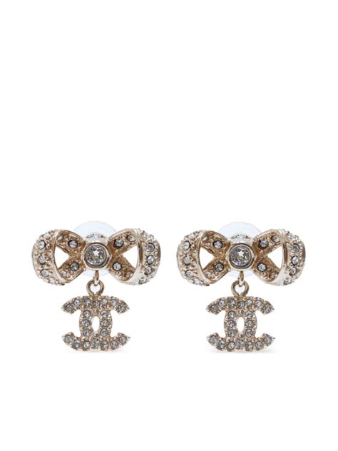 original aretes chanel|pre owned chanel rings.